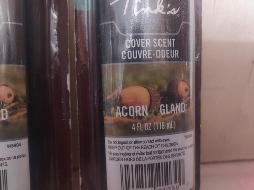 LOT OF 3 TINK'S COVER SCENTS #W5904 (ACORN GLAND)(4 FL. OZ. EACH) - Picture 4 of 5