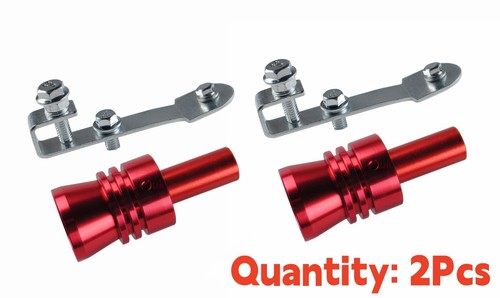 Universal Car Turbo Sound Whistle Simulator Sound Pipe Of Auto Tailpipe M Red - Picture 1 of 8