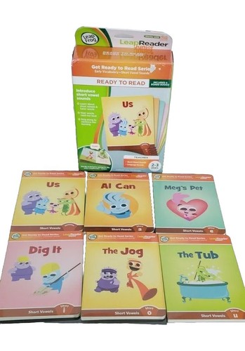 LeapFrog Leap Reader Junior Get Ready to Read Series 6 Board Book Set New - Picture 4 of 5
