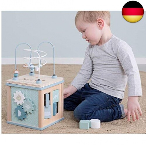 Little Dutch Aktivitäten-Würfel Motorikschleife Adventure blau - Bild 9 von 9