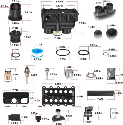 7707-0016 Fit for Manifold Replacement Kit Pool and Spa Heater - Bild 10 von 16