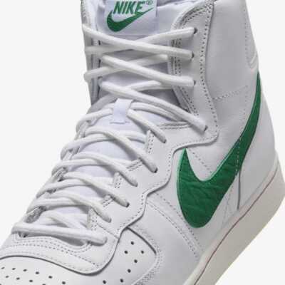 Nike Terminator High Mens 12.5 White Malachite‎ Green Sneakers Shoes FV9350-100 Nike Terminator High  main image 4
