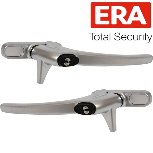 ERA Lockable Window Handle PVC Cockspur Casement Double Glazing Latch Catch Lock - Picture 15 of 16