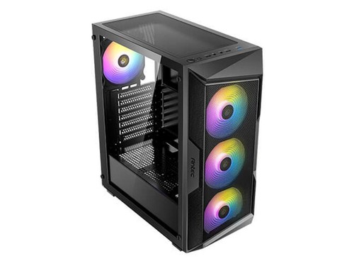 ANTEC AX Series AX61 Elite, High-Airflow Mesh Front Panel, 4 x 120mm ARGB Fans I - Picture 2 of 4
