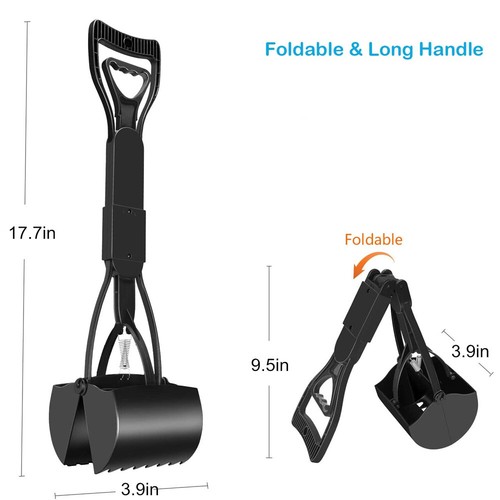 Non-Breakable Pet Dog Pooper Scooper with Handle Portable Scooper Waste Pick Up - 第 4/12 張圖片