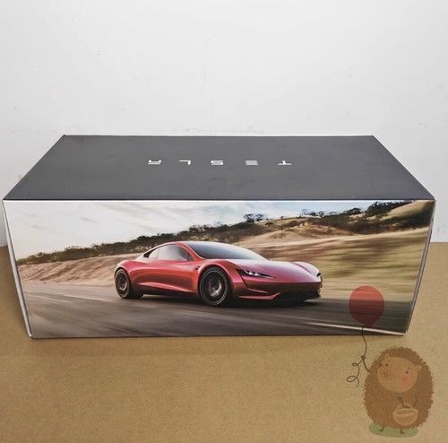 1/18 TESLA Roadster Convertible Diecast Model Car Display Collection Kids Gifts - Picture 14 of 15