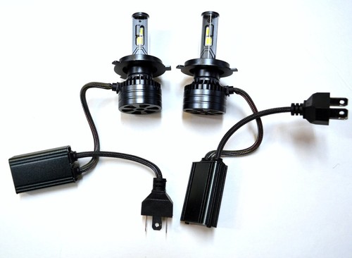 LED Kit F15 140W 9003 HB2 H4 Green Two Bulbs Head Light Dual Beam Upgrade - Picture 4 of 20