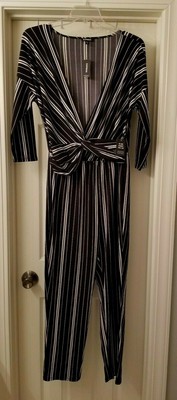surplice jumpsuit express