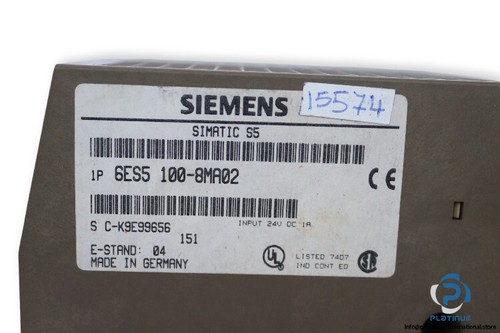 SIEMENS 6ES5 100-8MA02 CPU MODULE-6ES51008MA02 - Bild 3 von 4