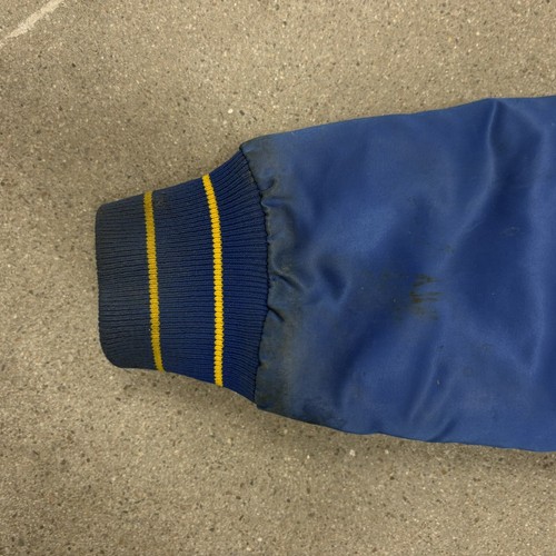 Vintage Starter Denver Nuggets Nba Official Satin Bomber Jacket XL - Picture 3 of 11
