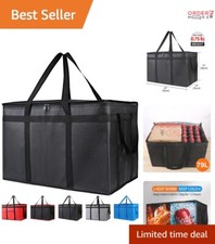 XXXL Insulated Delivery Bag for Hot & Cold Food - Ideal for Catering & Parties