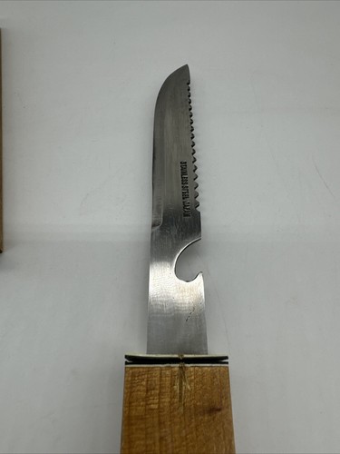 VINTAGE 60s-70s (Seki) Japan 8.75" Bottle Opener Floating Fish Fixed Blade Knife - Picture 9 of 12