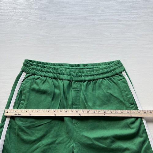 FUBU Fleece Shorts Mens XXL Green 11 Inch Inseam Oversized 90s Vintage - Picture 4 of 13