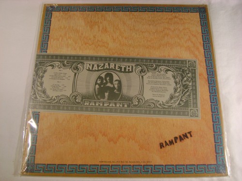 Nazareth Rampant LP Sealed 1974 - Picture 2 of 2