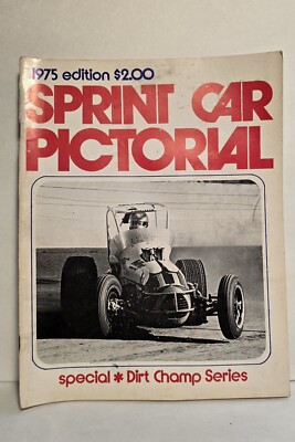 Sprint Car Pictorial 1975 Edition Sprint Dirt Champ Review Yearbook