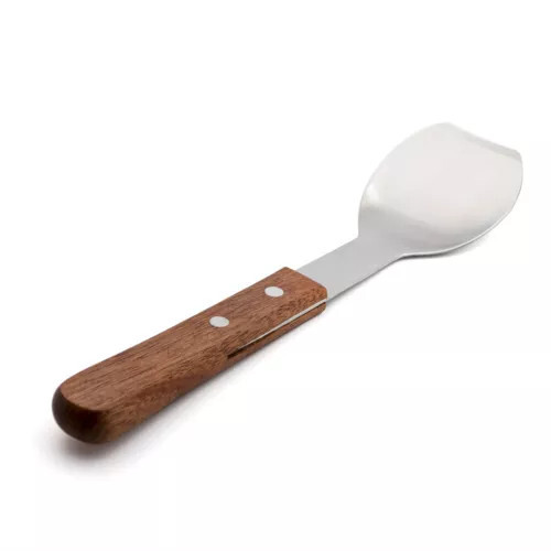 1 Stück Edelstahl Eisportionierer Holzgriff Eisspaten Löffel - Bild 4 von 10