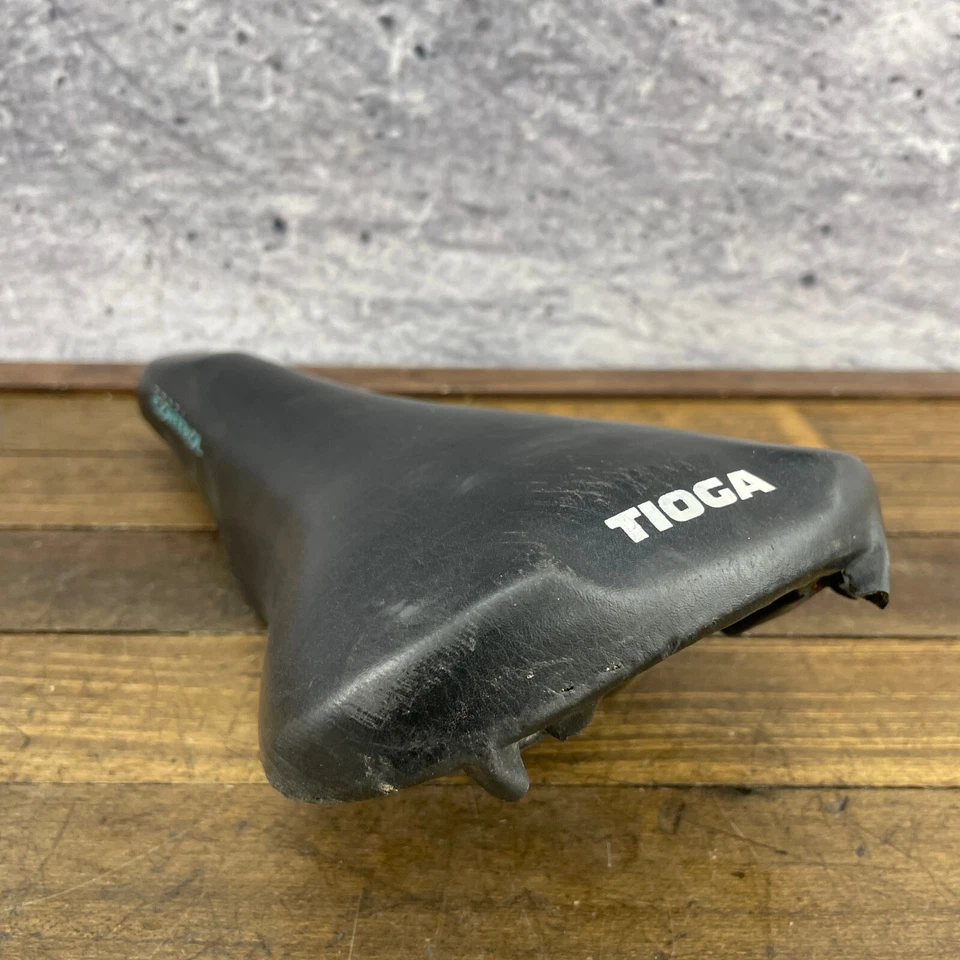 Vintage Tioga Multi Control Seat Black Saddle  90s MTB Road Bike Race - Image 4 of 4
