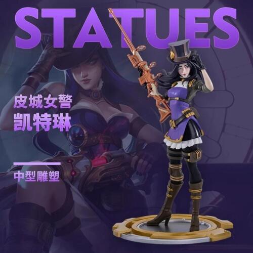 Game League of Legends Caitlyn Kiramman PVC Figure Official Statue Model Collect - Picture 4 of 9