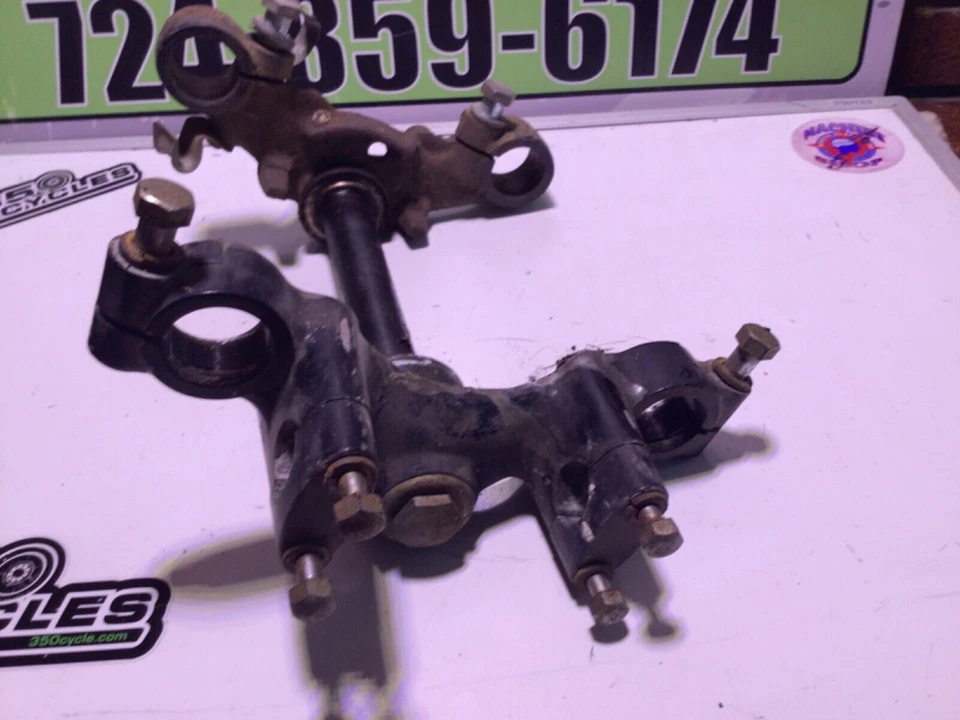 1975 suzuki ts185 triple tree steering stem - Image 3 of 4