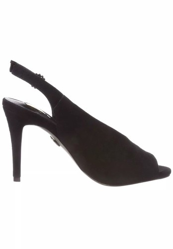 Buffalo Womens 317-2931 Kid Suede Sling Back [776] UK 3.5 EU 36 Sandals Black - Picture 6 of 7