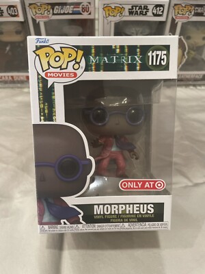 2021 Funko PoP! Matrix ''MORPHEUS'' #1175, New Target Exclusive Great Looking Pop!