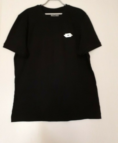 LOTTO T-SHIRT A MANCHES COURTES POUR HOMME TAILLE XL / FR5/ UK42-44 COLORIS NOIR - Picture 6 of 11