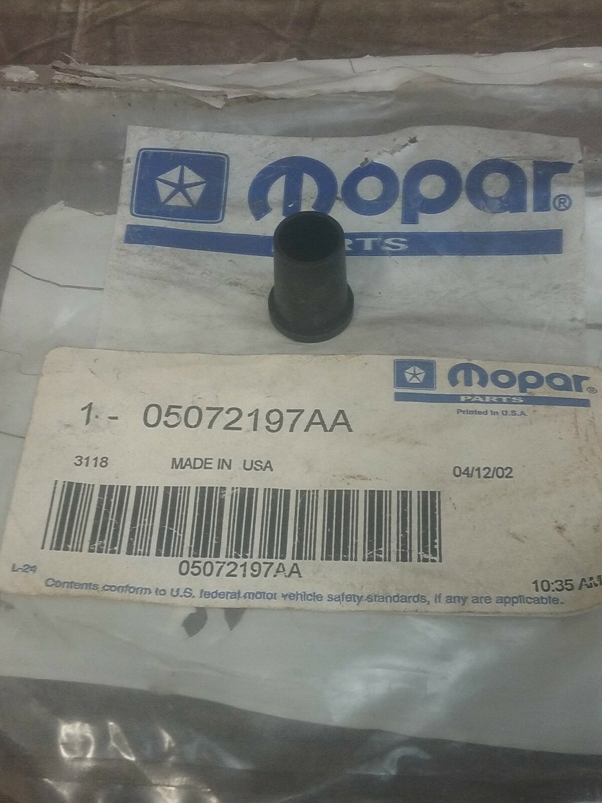 Mopar Restrictor Heater Return Hose 05072197AA eBay