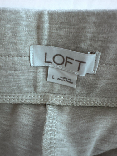 Loft Pants Large Wide Leg Pull On Brown - Picture 4 of 10