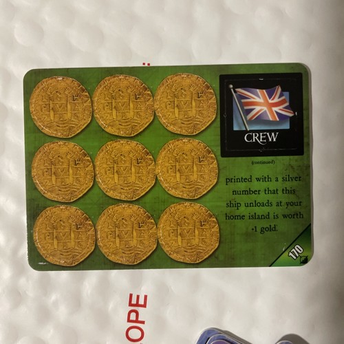 WizKids Pirates At Ocean's Edge Silver Explorer Crew Member Promo Card 170 New - Afbeelding 1 van 2