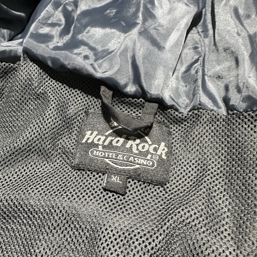Chaqueta cortavientos Hard Rock Casino para hombre XL Seminole Tampa con capucha bordada - Imagen 5 de 8