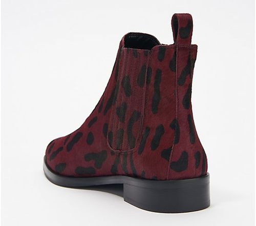 Ankle Boots-Haventa-Wine Leopard-Size 