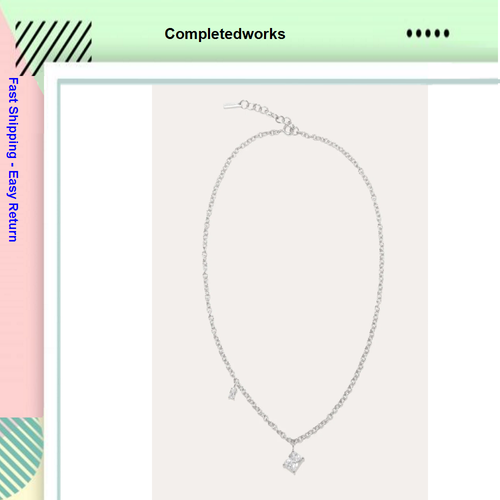 $370.00  Completedworks Encrypted Dreams Zirconia and Gold Vermeil Necklace - Picture 1 of 2