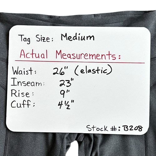 NEW Under Armour Cropped Legging Womens Sz Medium Gray Yoga Pants Stretch - Picture 8 of 9