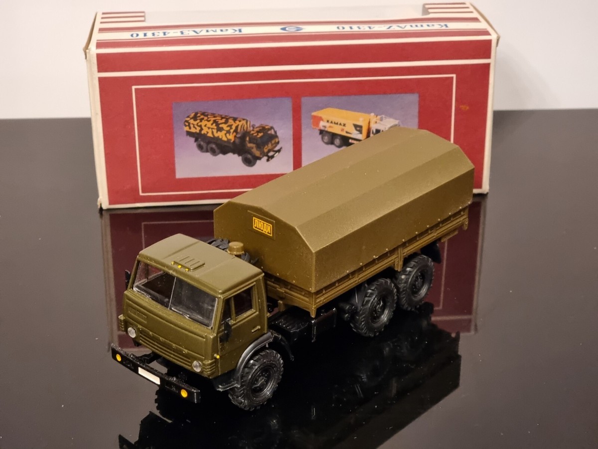 海外ブランド Canvas 43105 Kamaz Army Russian Elecon Military Rare Diecast USSR 1/43 Truck ミニカー