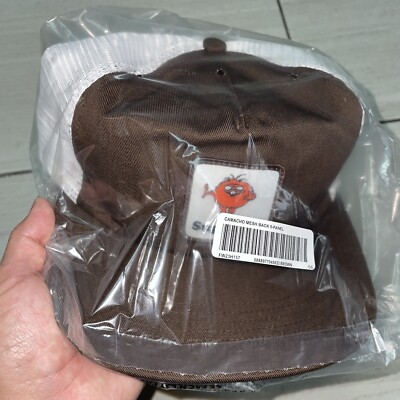 Supreme Camacho Hat In Brown Trucker Snapback OSFA