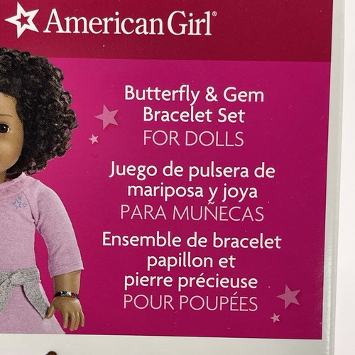 American Girl Gem Bracelet For Doll NEW! Retired **Missing the Butterfly Bangle - Picture 4 of 4