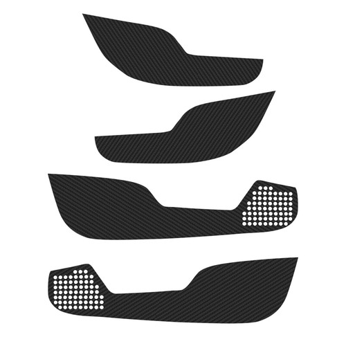 Carbon Fiber Texture Door Cover Protective Film Decal For Honda Civic 2016-2021 - Picture 6 of 11