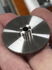 ONE PIC DESIGN STAINLESS STEEL PRECISION SPUR GEAR 64 PITCH 100 TEETH 3/16” BORE