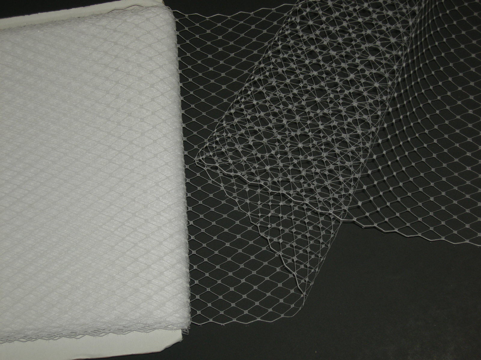 9" French birdcage veil netting fabric birdcage bridal veiling hat net 14 colors - Picture 4 of 15