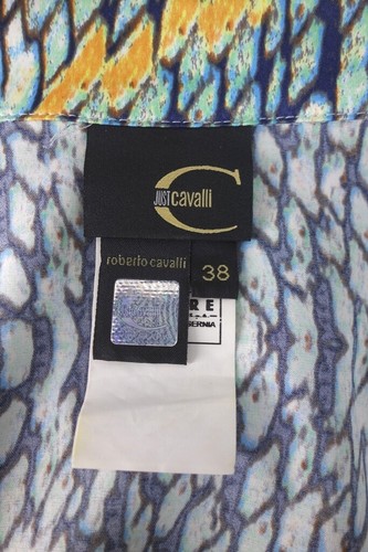 JUST CAVALLI 3/4 Sleeve Women's Blouse Top Shirt SZ US S IT 38 - Picture 6 of 7