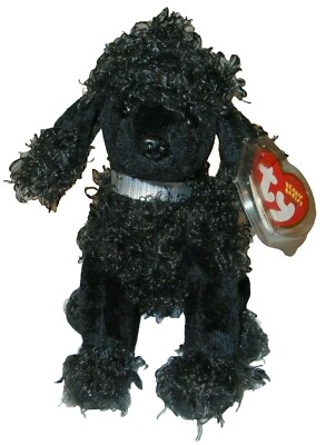 Ty Beanie Baby BIJOUX the Black Poodle Dog 7