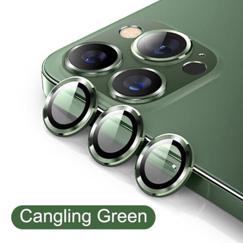 Protector de Lente Metal Vidrio Templado Cámara para iPhone 15 14 13 12 11 Pro Max - Imagen 17 de 23