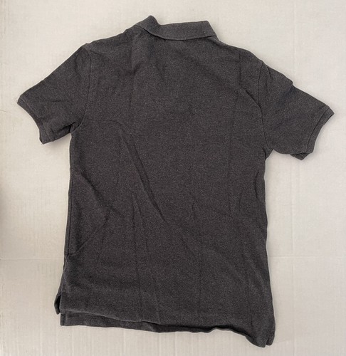 Polo Ralph Lauren Hemd Jungen L 14-16 Grau Klassisch Netz Strick Kurzarm Oberteil - Bild 4 von 4