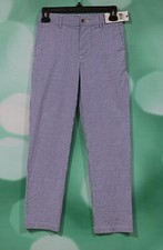 Ralph Lauren Boys Sizes 8-18 Adjustable Waist Seersucker Pants MRSP 65.00