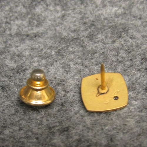 Pin de corbata en forma de diamante Talon con cremallera Meadville Pa L.G.B. ¿Oro 4010 K? - Imagen 3 de 3