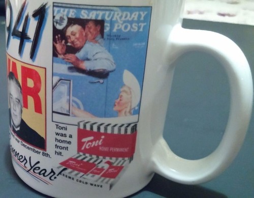 1941 Nostalgic Ceramic Coffee/Tea Mug ' A Banner Year!" - Picture 2 of 5
