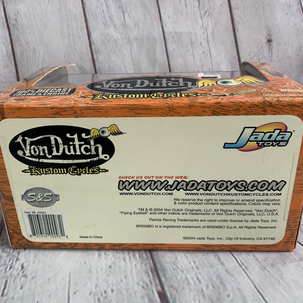 Von Dutch Kustom Cycles Dragnut 100% Diecast Frame & Engine Von Dutch Kustom Cycles Dragnut 100% Diecast Frame & Engine
