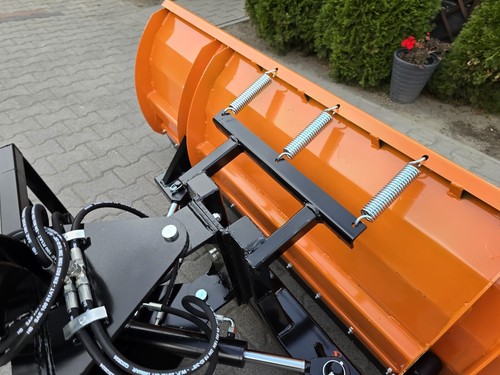 Schneeschild Schneepflug hydraulisch Räumschild 2 m Euroaufnahme Frontlader - Bild 5 von 13