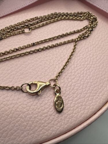 Pandora Rose Gold Fine Cable Chain Necklace 45cm 580413 Authentic Ale - Picture 2 of 13