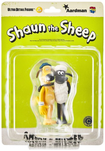 Medicom Aardman Animations 2: Shaun & Bitzer Ultra Detail Figure from JP - Picture 3 of 4